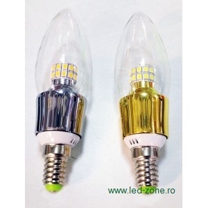 Bec LED E14 5W Lumanare Clar Dimabil - Img 1