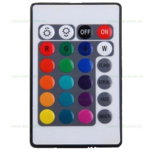 Bec LED E27 10W Glob Mat RGB Telecomanda