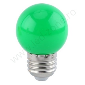 Bec LED E27 1W Glob Mat Color - Img 2