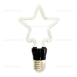 Bec LED E27 4W Decorativ Stea