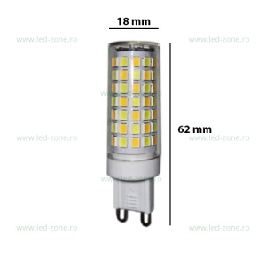 Bec LED G9 12W Corn Ceramica 3 Functii - Img 2