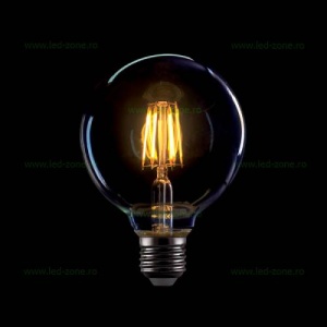 Bec LED Vintage E27 8W Glob G80 Dimabil
