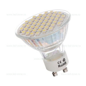 Bec Spot LED GU10 3W 48xSMD3528 220V  - Img 2