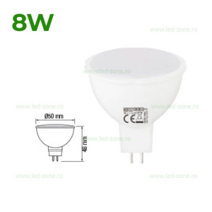 Bec Spot LED MR16 8W Mat 220V Fonix - Img 2