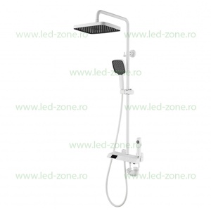 Coloana De Dus Cu Afisaj Digital Temperatura Alb-Cromat LZ05W - Img 1