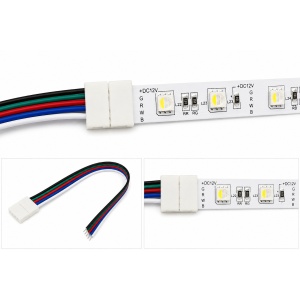 Conector Alimentare 5 Fire Banda LED SMD 5050 12V RGBW