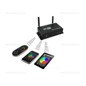 Controller Banda LED RGB 12A 144W WI-FI Cu Telecomanda - Img 2
