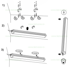 Corp Iluminat LED 36W 120cm IP65 LZ8974 - Img 3