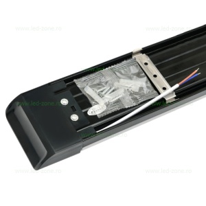Corp Iluminat LED 54W 120cm Negru TETRASQ