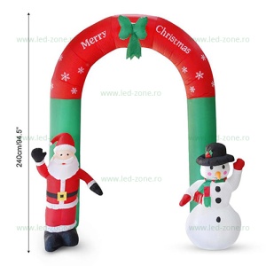 Figurina Gonflabila Craciun 2.4m LZ-9214 - Img 4