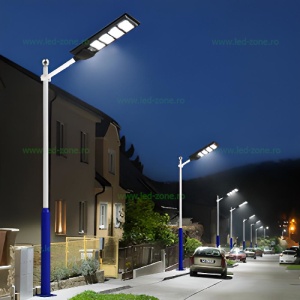 Lampa LED Iluminat Stradal 120W Solara cu Senzor Miscare LZ01 - Img 2