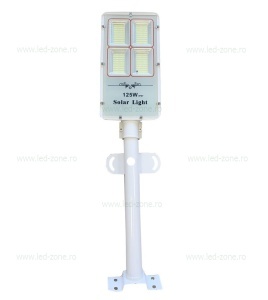 Lampa LED Iluminat Stradal Solara 125W cu Telecomanda