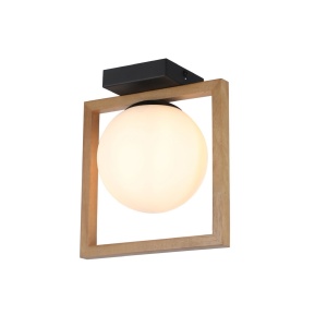 Lustra 1 Soclu E14 Lemn LZ3076 - Img 2