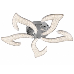 Lustra LED 100W Crom cu Telecomanda LZ9288-5