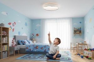 Lustra LED 108W 3 Functii Nori LZ762 Alba - Img 2