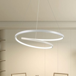Lustra LED 108W Alba 3 Functii cu Telecomanda LZ105