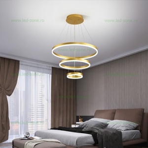 Lustra LED 144W Dimabila 3 Functii cu Telecomanda LZ13 - Img 4