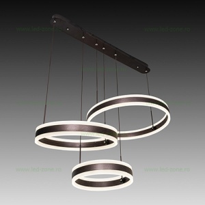 Lustra LED 150W 3 Segmente Dimabila cu Telecomanda LZ85092 - Img 2