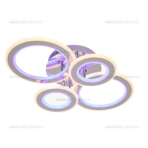 Lustra LED 176W 3 Functii cu Telecomanda LZD6600-2+2 - Img 2