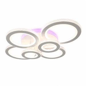 Lustra LED 294W Alba 3 Functii cu Telecomanda LZ83 RGB