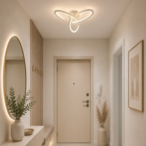 Lustra LED 50W Alba cu Telecomanda LZ9265-3