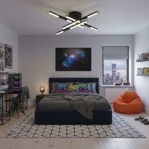 Lustra LED 72W 3 Functii cu Telecomanda LZ9041-4A