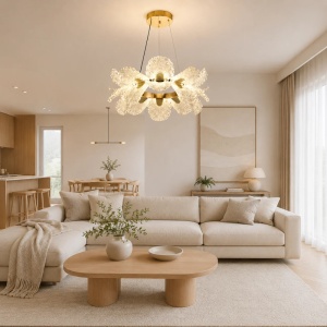 Lustra LED 80W 3 Functii Dimabila cu Telecomanda LZ9187-5