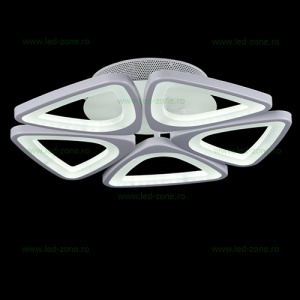 Lustra LED 80W 3 Functii Dimabila cu Telecomanda sau Telefon LZ75L005 - Img 5