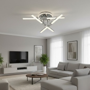 Lustra LED 82W 3 Functii Dimabila cu Telecomanda LZ9459