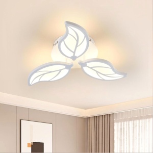 Lustra LED 86W Alba 3 Functii cu Telecomanda LZ93-3