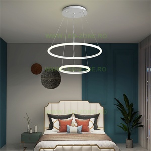 Lustra LED 92W Dimabila 3 Functii cu Telecomanda sau Telefon LZ1763-500 - Img 5