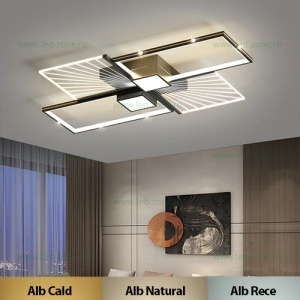 Lustra LED 97W 3 Functii Dimabila cu Telecomanda LZR9070-6