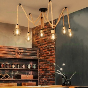 Lustra Rustic Spider 6 Socluri E27 LZ4749