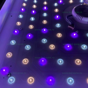 Panou LED 100W 60x60cm Aplicat Alb RGB-CCT cu Telecomanda - Img 8