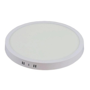 Panou LED 24W Rotund D30cm Aplicat Alb - Img 5