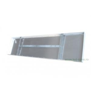 Panou LED 48W 120x30cm Aplicat Argintiu - Img 2