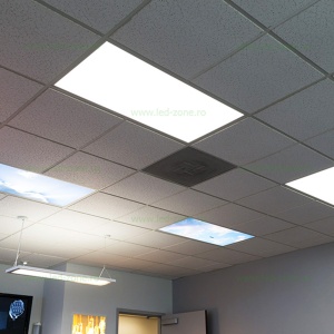 Panou LED 80W 120x60cm Incastrabil Ultra Slim Alb - Img 3