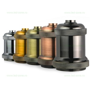 Pendul Soclu E27 Vintage Diverse Culori LZ01 - Img 2