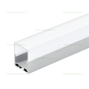 Profil Aluminiu Aplicat Dispersor Mat 1M 31MM LZ9900 - Img 2