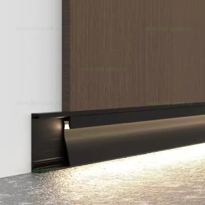 Profil Aluminiu Aplicat Dispersor Mat 2M 12MM Plinta  - Img 3