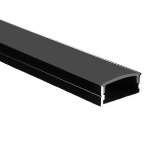 Profil Aluminiu Aplicat Negru Dispersor Negru 3M 21MM