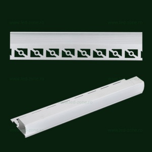 Profil Aluminiu Incastrat Sub Tencuiala 1M 12MM LZ5883 - Img 2
