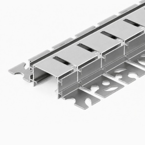 Profil Aluminiu Incastrat Sub Tencuiala 2M Flexibil 2 Directii 12MM