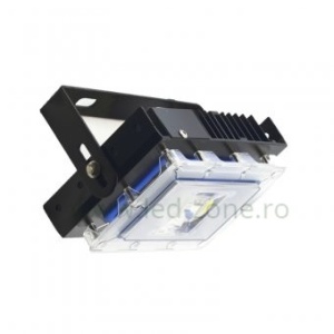 Proiector LED 30W 220V Slim Negru New Design