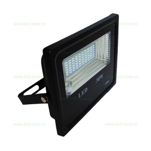 Proiector LED 30W Slim SMD RGB Telecomanda - Img 2