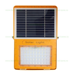 Proiector LED 40W Solar Acumulator USB Telecomanda - Img 2