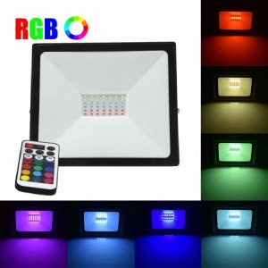 Proiector LED 50W Slim SMD RGB LZ7632R - Img 1