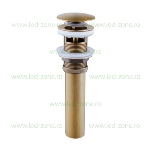 Sifon Lavoar Cu Prea Plin Fara Ventil Bronz Antichizat LZ8019F22 - Img 1