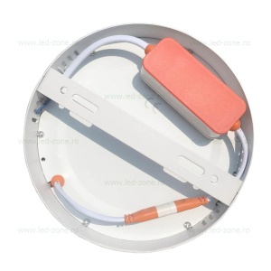 Spot LED 18W Rotund Alb Aplicat H30 - Img 2