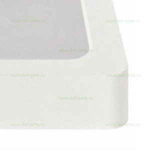 Spot LED 24W Patrat Alb Aplicat SOLE - Img 2